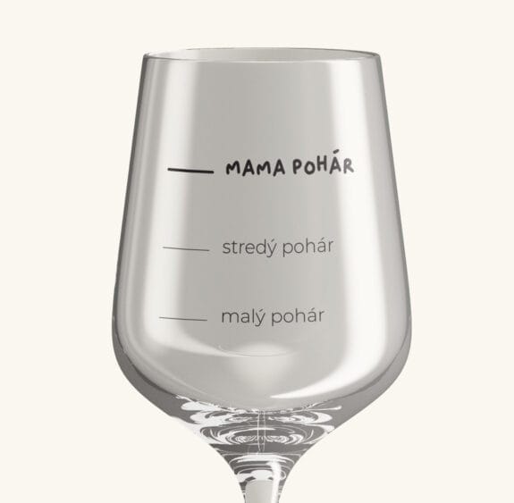 Pohár na víno MAMA POHÁR